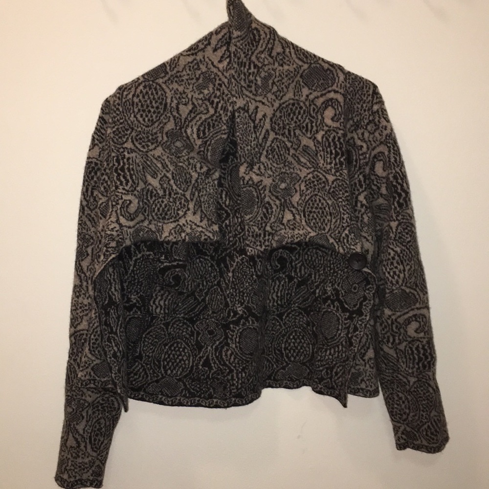 Mary Button Up Wool Sweater